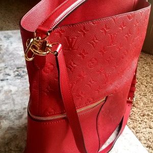 Louis Vuitton Melie in Red